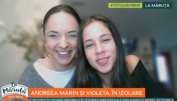 Andreea Marin, apariție rară alături de Violeta, fiica ei, într-o emisiune TV