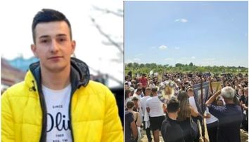 Imagini dureroase de la înmormântarea lui Cristian Molnar, tânărul luat de viitură în Italia! Apropiații au făcut declarații sfâșietoare: „Vreau adevăr și dreptate”