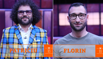 MasterChef 2019 - Florin Smeu și Patriciu Emilian merg mai departe în TOP 18 