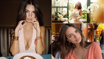 Emily Ratajkowski, pictorial incendiar la ea acasă. Cum a pozat modelul
