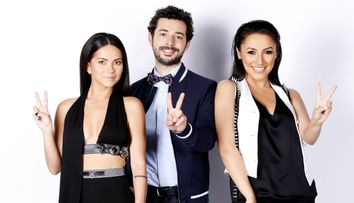 Marius Moga si INNA isi fac complimente in prima editie Vocea Romaniei Junior!