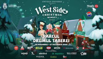 Când se deschide West Side Christmas Market în București. Smiley și Loredana, printre artiștii care dau startul concertelor live din Parcul Drumul Taberei