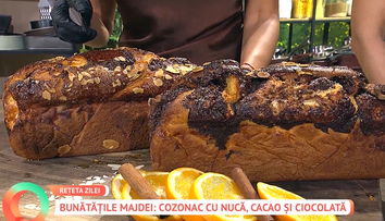 Rețeta de cozonac cu nucă, cacao și ciocolată a Majdei.  Secretul unui aluat perfect