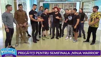 VIDEO: Maraton de flotări La Măruță în emisiune. Sunt pregătiți concurenții pentru semifinala Ninja Warrior?