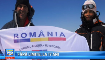 Alexandra Marcu, alpinista de 17 ani, a cucerit cel mai inalt vulcan activ din lume. 