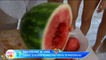 Cabral si George Buhnici dau testul de MasterChef