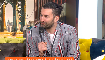 Smiley, viață schimbată de când e tată. Mărturisirile făcute de artist, în direct, La Măruță 