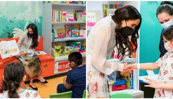 Meghan Markle a mers la spital într-o ținută de peste 4.200 de dolari ca să le citească povești copiilor bolnavi: „Sperăm că a donat și bani!”