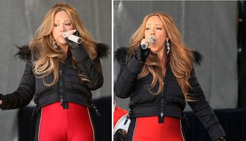 Gafa de neiertat pentru o diva. Mariah Carey si-a aratat zonele intime in niste colanti mult prea mulati 
