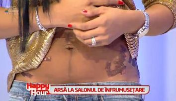 Cum arata Laurette dupa ce a fost la salonul de infrumusetare! Uite ce semne are pe burta