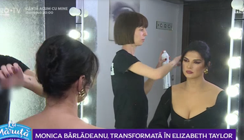 VIDEO Monica Bârlădeanu, transformată în Elizabeth Taylor