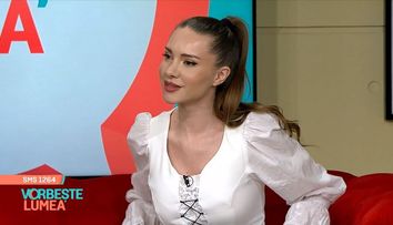Otilia Bilionera a venit cu Iepurilă, animalul ei de companie, în platoul emisiunii Vorbește lumea