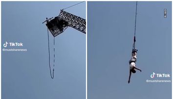 Ce a pățit un turist când a făcut bungee jumping în Thailanda. Imaginile sunt virale pe TikTok
