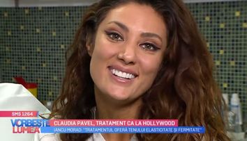 Claudia Pavel, tratament ca la Hollywood