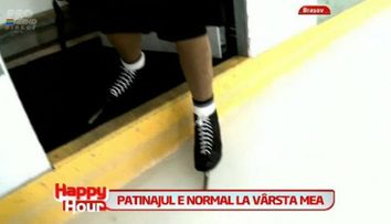 VIDEO Vezi cine este femeia care la 76 de ani merge pe patine!