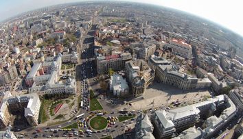 Cum arata Bucurestiul vazut de sus. Imagini surprinse de o drona