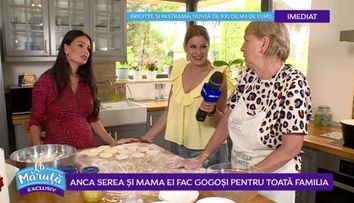 VIDEO Anca Serea și mama ei ne dezvăluie rețeta proprie de gogoși