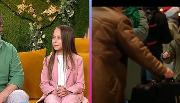 „E ceva între Home Alone și Harry Potter”. Pavel Bartoș, despre comedia de Crăciun în care joacă alături de micuța Anastasia, o fetiță talentată care a venit la casting