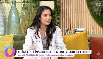 „Visuri la cheie”, un sezon de 10! Cristina Joia, detalii în exclusivitate despre noul sezon