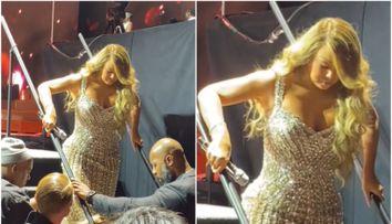 Mariah Carey de abia se mai mișcă! Artista, ridiculizată pentru că nu poate coborî nici măcar câteva trepte: „Ar trebui să își țină concertele pe Zoom!”