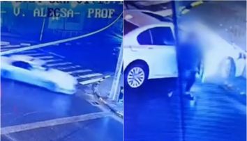 Ce s-a întâmplat, de fapt, cu tânărul de 15 ani care a furat mașina părinților și a făcut accident. Imaginile cu impactul au fost surprinse de camerele de supraveghere