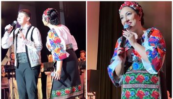 Andra a cântat cu Oleg Spînu la concertul Tradițional 2. „I-am promis că o să-l iau cu mine aici, la Bacău”
