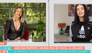 Adelina Pestrițu profită la maximum de autoizolare. Cum își ocupă vedeta timpul