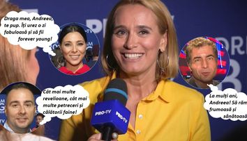 Colegii din PRO TV, mesaje emoționante pentru Andreea Esca de ziua ei: „La mulți ani, Andreea! Ești cea mai tare”