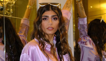 Mia Khalifa a stârnit imaginația fanilor cu ținuta transparentă purtată la Săptămâna Modei de la Paris