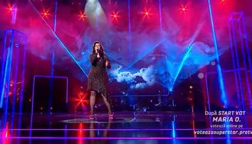 Maria Ojică a strălucit în primul LIVE: ”Strălucirea, de data asta, a venit dinăuntru”