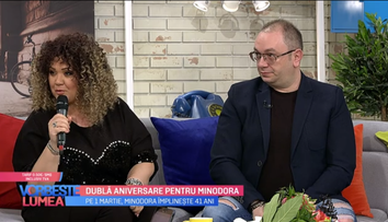 VIDEO Dublă aniversare pentru Minodora: 