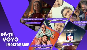 Dă-ți VOYO în octombrie! TĂTUȚU’, MasterChef – Restul e plăcere, Dragoste pe muchie de cuțit, Două lozuri, Încă două lozuri și Klaus & Barosso printre noutățile acestui sezon!
