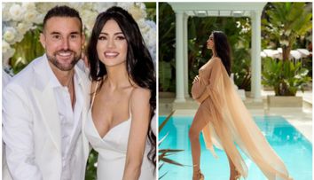 Iubita româncă a celebrului designer Philipp Plein, pictorial sexy cu burtica de gravidă! Cum arată Andreea Sasu în ultimul trimestru de sarcină