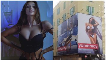 Panourile cu Mădălina Ghenea în costum de baie au împânzit Italia: „Și uite așa s-a blocat traficul în orașe”