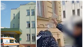 Un elev din Timișoara a ajuns la spital după ce mama unei colege l-a strâns de mână. Totul s-a întâmplat după ce băiatul i-a turnat fiicei sale o sticlă de apă în cap