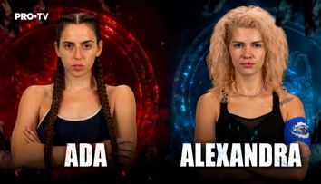 Jocul pentru imunitate a început! Primul duel al zilei: Ada Dumitru vs. Alexandra Porkolab