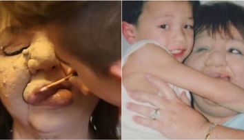 Gestul unui tanar makeup artist face furori pe internet. Cum si-a ajutat mama sa treaca peste un complex fizic