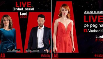 #VLADAY continuă. Actorii din VLAD vor fi LIVE pe Facebook și Instagram alături de fanii serialului