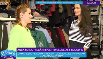 VIDEO Anca Serea pregatiri pentru cel de-al 6-lea copil
