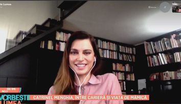 Cum se împarte Catrinel Menghia între job și viața de mamă