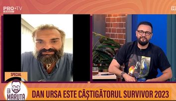 Dan Ursa, primele declarații după ce a câștigat Survivor! Ce a povestit în LIVE La Măruță  