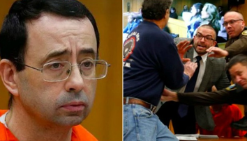 Tatal fetelor molestate l-a atacat pe agresor in camera de judecata