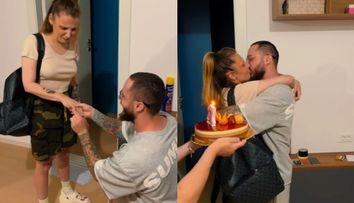 Alessandra, colega de scenă și buna prietenă a lui Theo Rose, a fost cerută în căsătorie. Artista și Anghel Damian au fost complici la momentul fericit