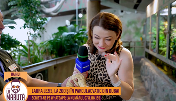 Două dintre cele  mai frumoase atracții din Dubai, prezentate La Măruță! Ce reacție a avut Măruță în fața unui șarpe din Dubai: 
