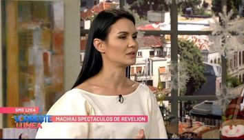 VIDEO Dana Argeșan ne învață cum să realizăm un machiaj spectaculos de revelion