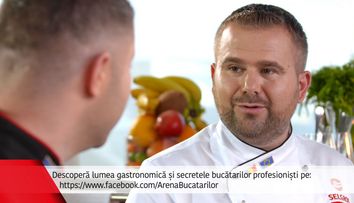 Chef Razvan Alexandru este invitat duminica la Arena Bucatarilor