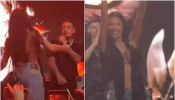 Cristina Pucean și Albert NBN, apariție de senzație pe scenă! Cum au fost surprinși cei doi în fața a mii de oameni. VIDEO
