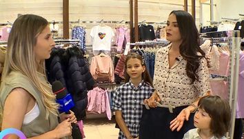 Anca Serea, la cumpărături pentru noul an școlar. Cum arată hainele care au fost pe placul copiilor