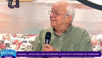 VIDEO Alexandru Arșinel, motivele pentru a ajuns la urgență: 