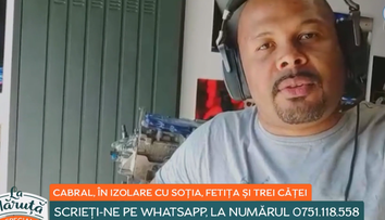 VIDEO Cum arată o zi din viața lui Cabral, în autoizolare